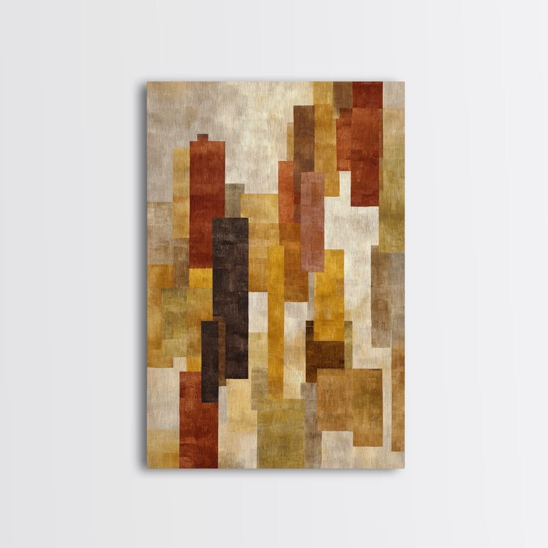Abstract Woven Texture Framed Canvas Print, Guest Bedroom Art, Textured Painting, Bedroom Decor, Fine Art, Guest, GBA-2x3-22