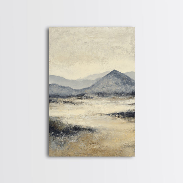 Gentle Rain over Distant Hills Canvas Print, Guest Bedroom Art, Downloadable Prints, Bedroom Decor, Fine Art, Guest, Art Print, GBA-2x3-32