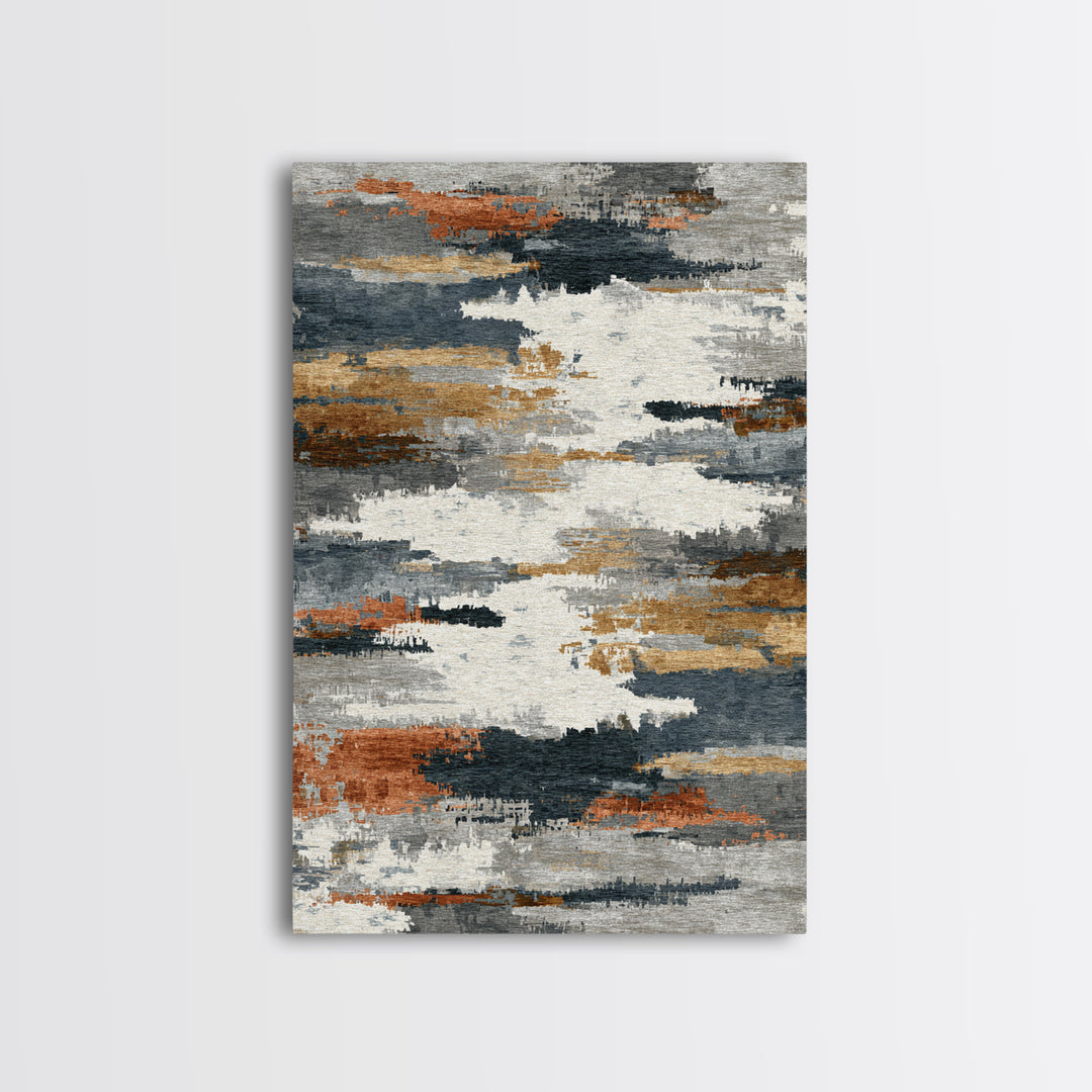 Abstract Woven Texture Canvas Print, Guest Bedroom Art, Poster, Bedroom Decor, Guest, Farmhouse Decor, Living Room Decor, GBA-2x3-70