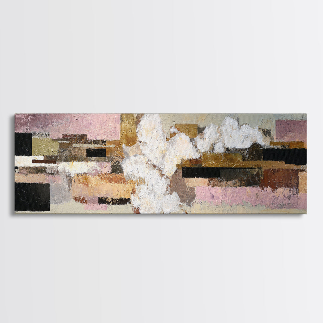 Abstract Woven Texture Canvas Print, Guest Bedroom Art, Wall Art, Bedroom Decor, Abstract Art, Guest, New Home Gift, GBA-3x1-30