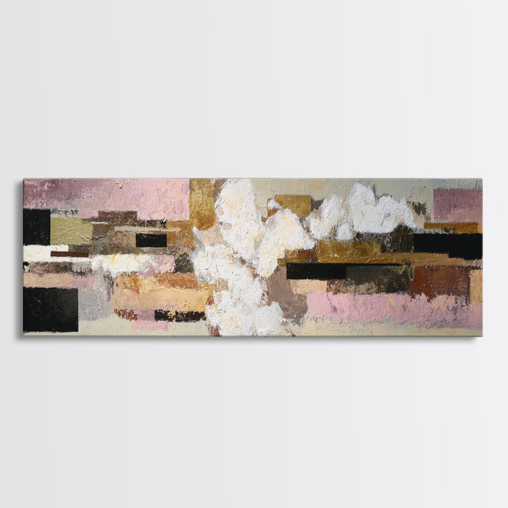Abstract Woven Texture Canvas Print, Guest Bedroom Art, Wall Art, Bedroom Decor, Abstract Art, Guest, New Home Gift, GBA-3x1-30