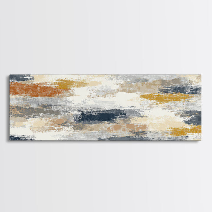 Abstract Woven Texture Canvas Print, Guest Bedroom Art, Above Bed Decor, Bedroom Decor, Abstract Art, Guest, Boho Decor, GBA-3x1-54