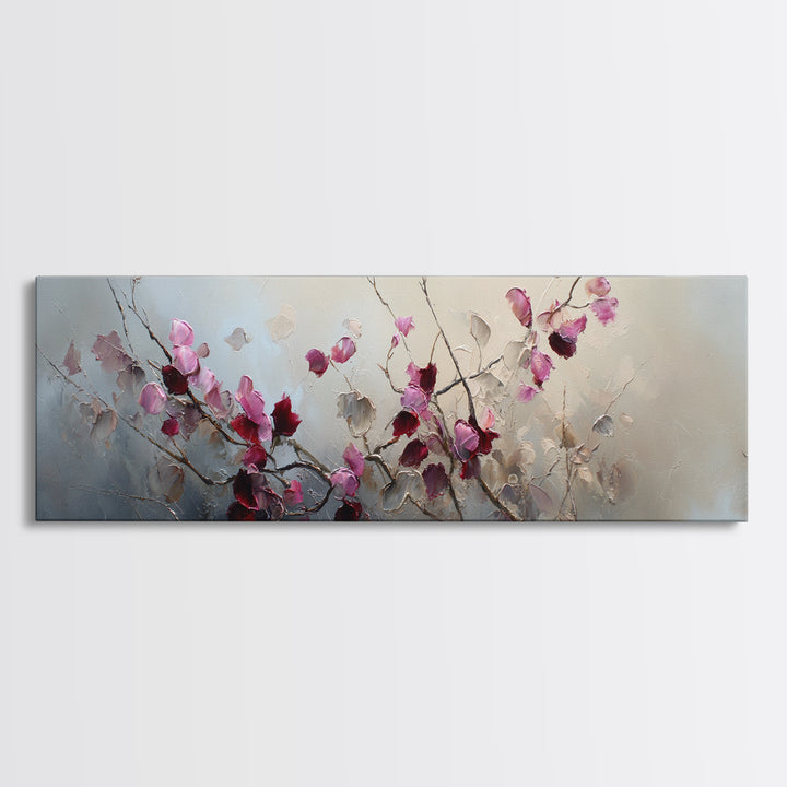 Lavender Field under Pale Sky Canvas Print, Guest Bedroom Art, Print, Bedroom Decor, Fine Art, Guest, Living Room Wall Art, GBA-3x1-83