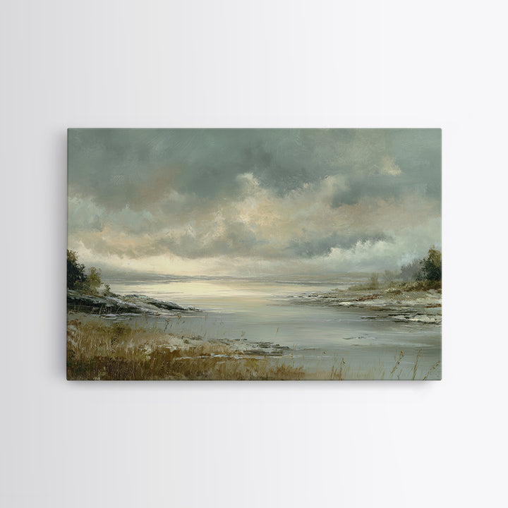 Romantic Cloudscape in Blush and Ivory Framed Canvas Print, Guest Bedroom Art, Wall Art Prints, Bedroom Decor, Fine Art, Guest, GBA-3x2-15