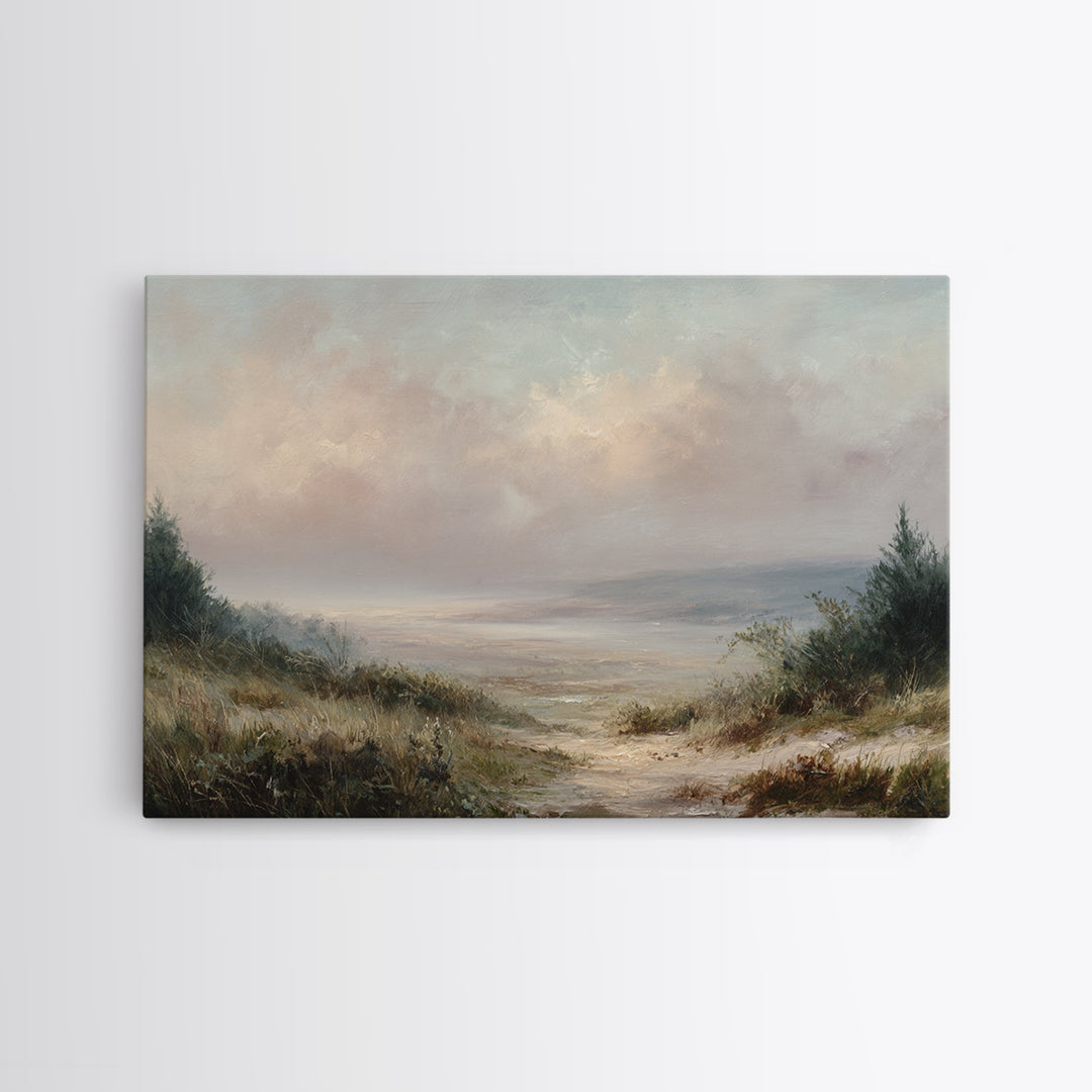 Romantic Cloudscape in Blush and Ivory Framed Canvas Print, Guest Bedroom Art, Bedroom Decor, Fine Art, Guest, Above Bed Decor, GBA-3x2-63