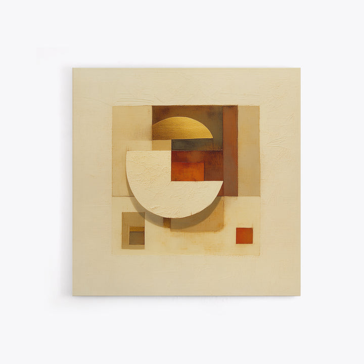 Earthy Plaster Texture Abstract Canvas Print, General Fine Art, Canvas, Living Room Decor, Abstract Art, Canvas Art, GEN-1x1-15