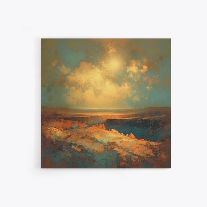 Serene Desert Horizon Canvas Print, General Fine Art, Gallery Decor, Living Room Decor, Fine Art, Wall Art, Home Decor, GEN-1x1-17