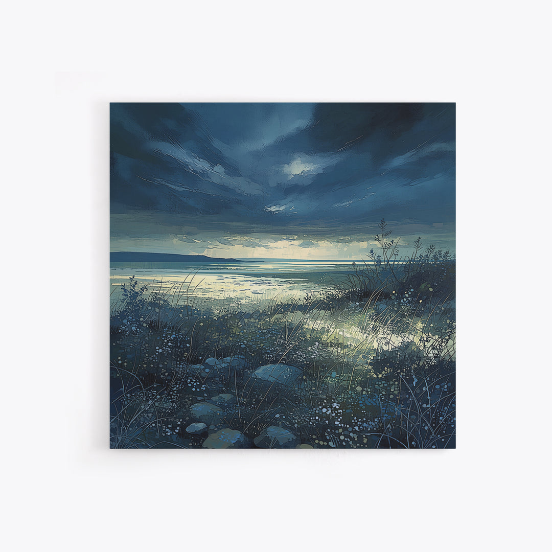 Quiet Abstract Landscape Canvas Print, General Fine Art, Room Decor, Living Room Decor, Fine Art, Digital Prints, GEN-1x1-49