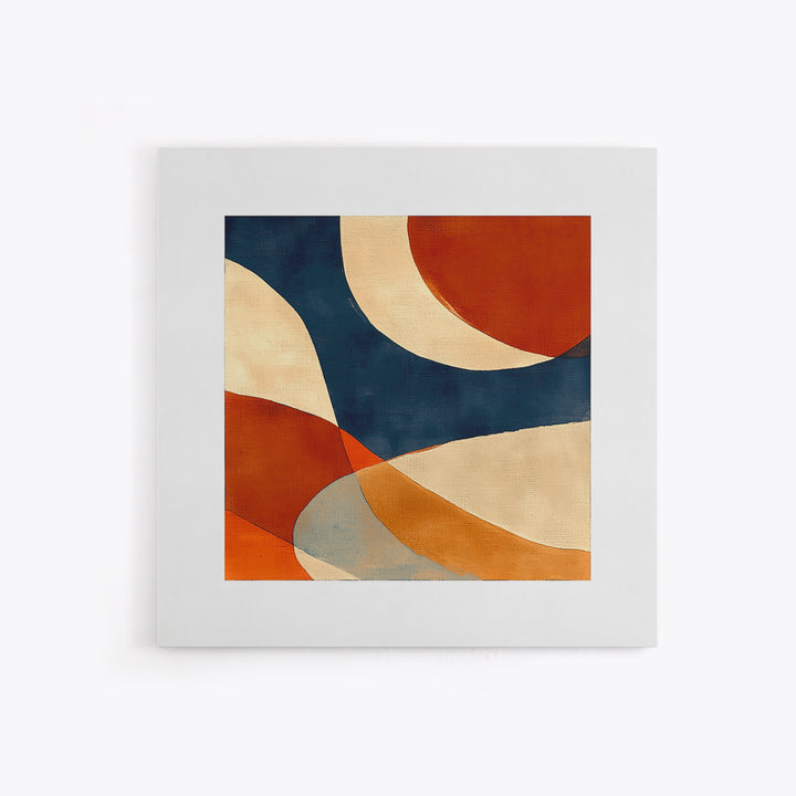 Warm Terracotta Abstract Canvas Print, General Fine Art, Bedroom Decor, Living Room Decor, Abstract Art, Minimalist Decor, GEN-1x1-54