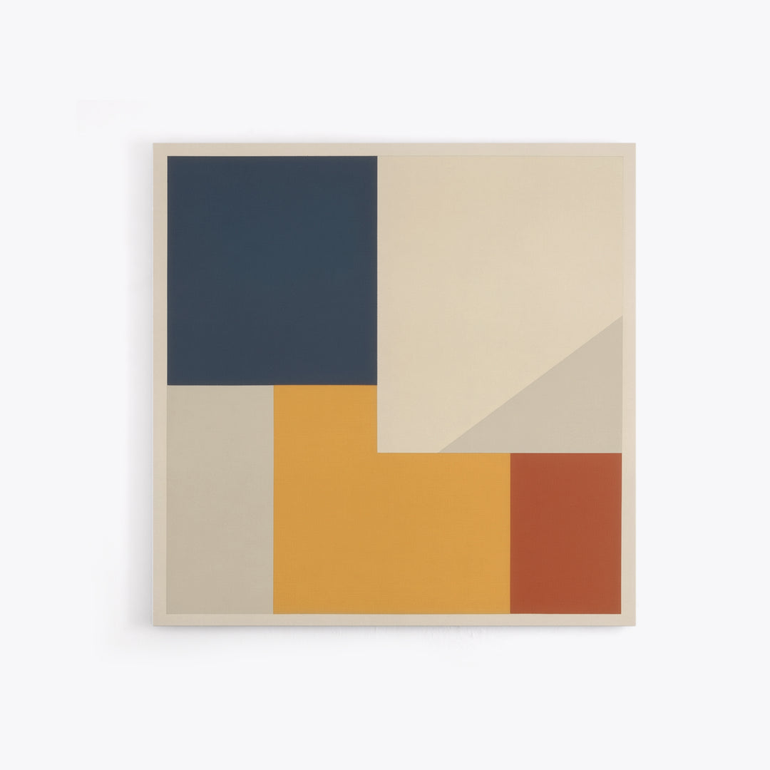 Modern Geometric Composition Canvas Print, General Fine Art, Boho Decor, Living Room Decor, Fine Art, Wall Decor, GEN-1x1-82