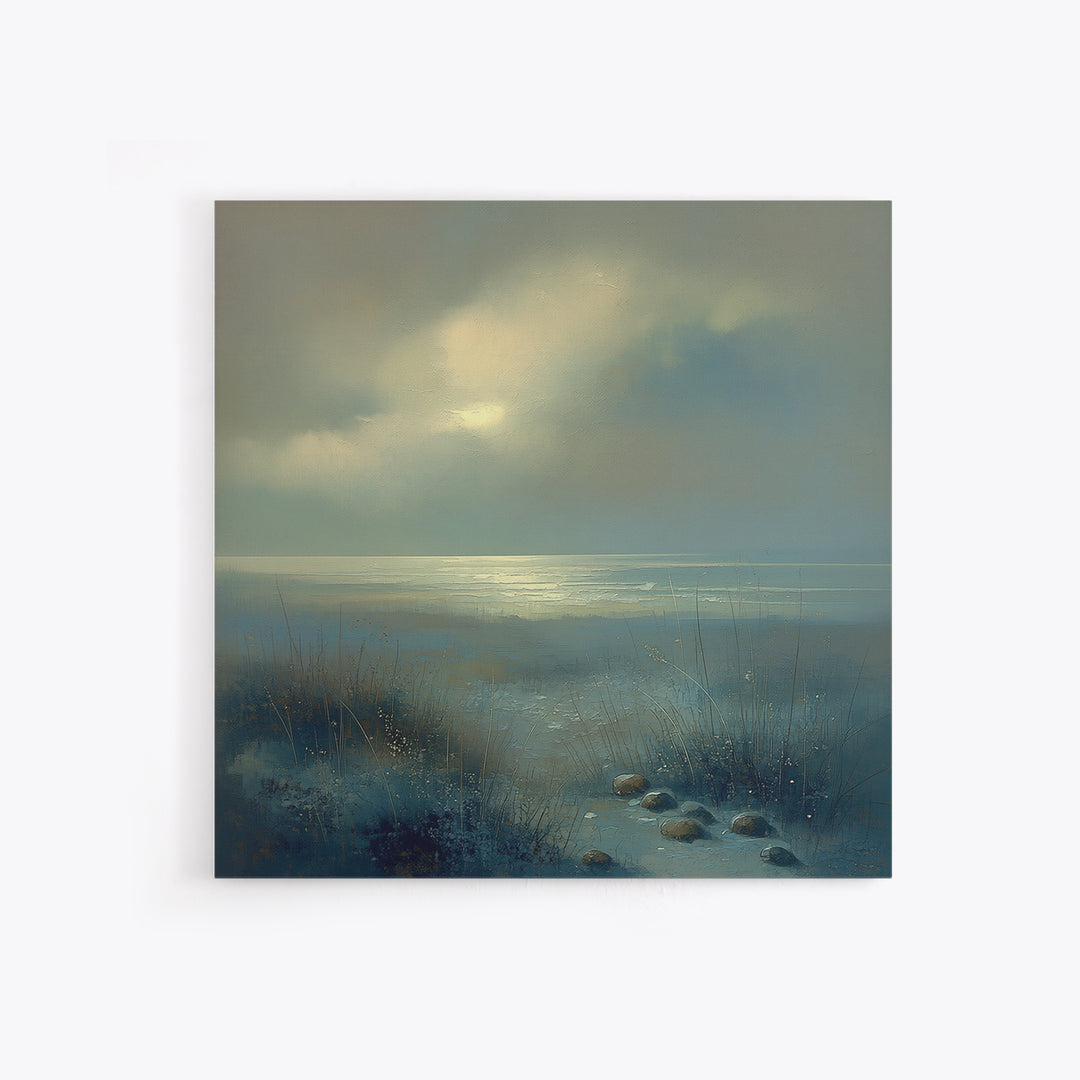 Quiet Abstract Landscape Canvas Print, General Fine Art, Decor, Living Room Decor, Fine Art, Digital Wall Art, GEN-1x1-97