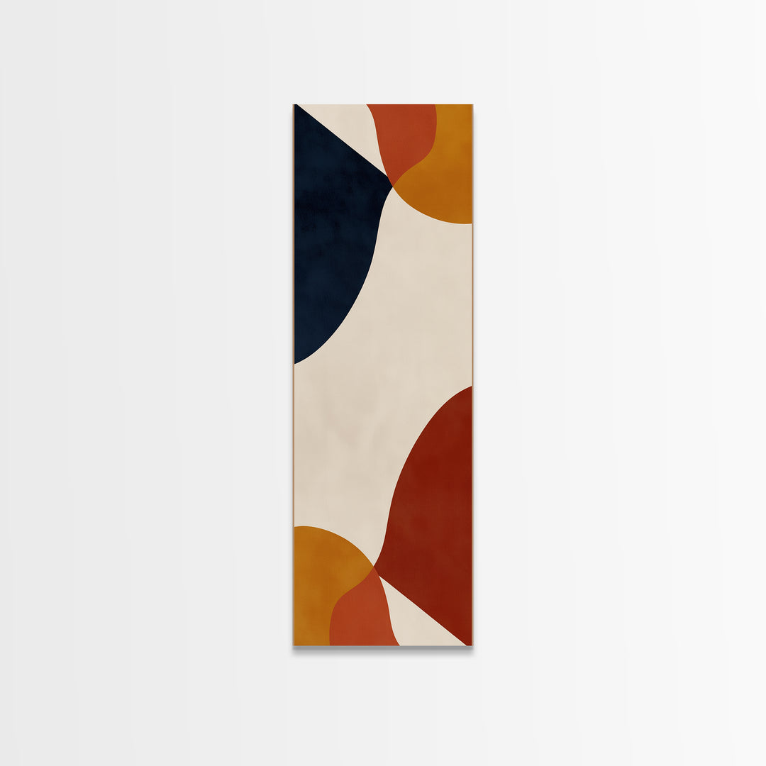 Warm Terracotta Abstract Canvas Print, General Fine Art, Neutral Decor, Living Room Decor, Fine Art, Home Decor, GEN-1x3-42