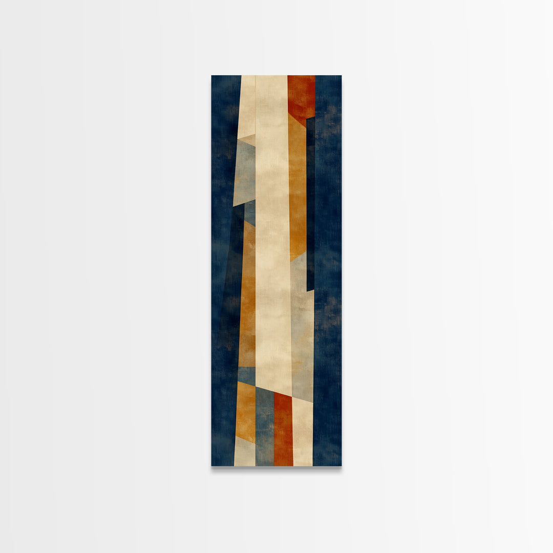 Earthy Plaster Texture Abstract Canvas Print, General Fine Art, Canvas Wall Art, Living Room Decor, Fine Art, GEN-1x3-51