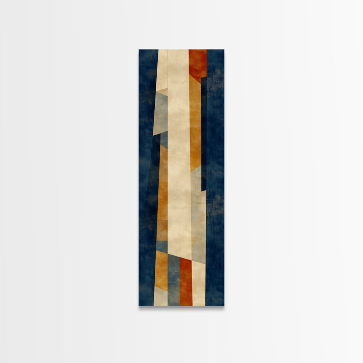 Earthy Plaster Texture Abstract Canvas Print, General Fine Art, Canvas Wall Art, Living Room Decor, Fine Art, GEN-1x3-51