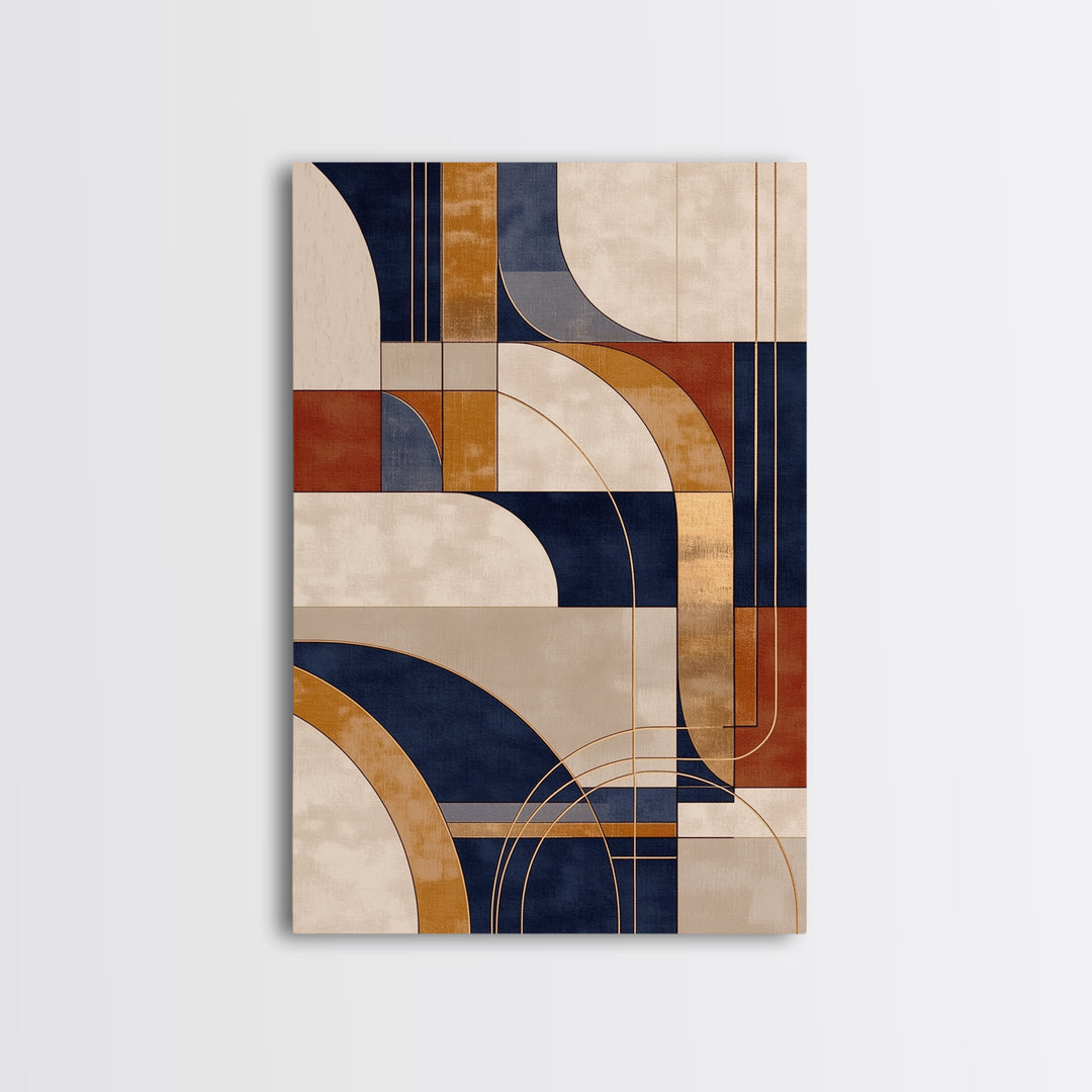 Earthy Plaster Texture Abstract Canvas Print, General Fine Art, Painting, Living Room Decor, Abstract Art, Oil Painting, GEN-2x3-23