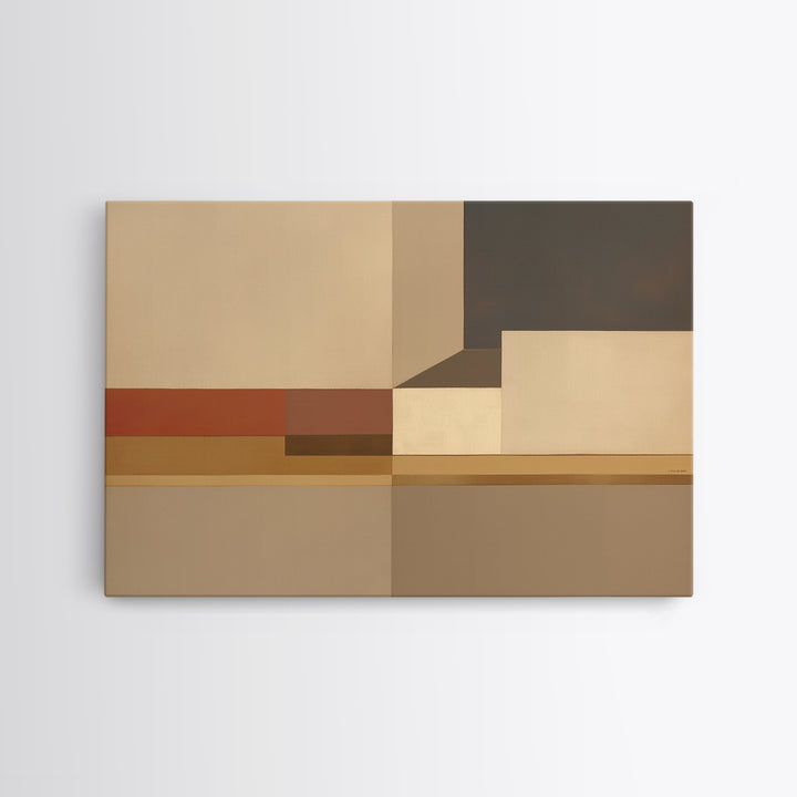 Modern Geometric Composition Canvas Print, General Fine Art, Oil Painting, Living Room Decor, Abstract Art, Gallery Decor, GEN-3x2-38
