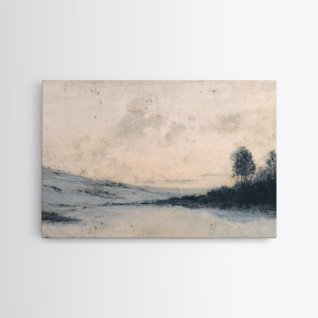 Minimal Black Line Figure on Textured Paper Framed Canvas Print, General Fine Art, Luxury Decor, Living Room Decor, Fine Art, GEN-3x2-79