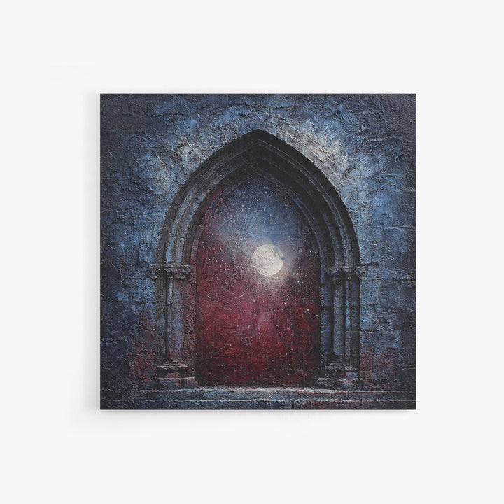 Gothic Archway Filled Canvas Print, Gothic Art, Whimsigoth Decor, Living Room Decor, Fine Art, Gothic, Witchy Home Decor, GOT-1x1-35