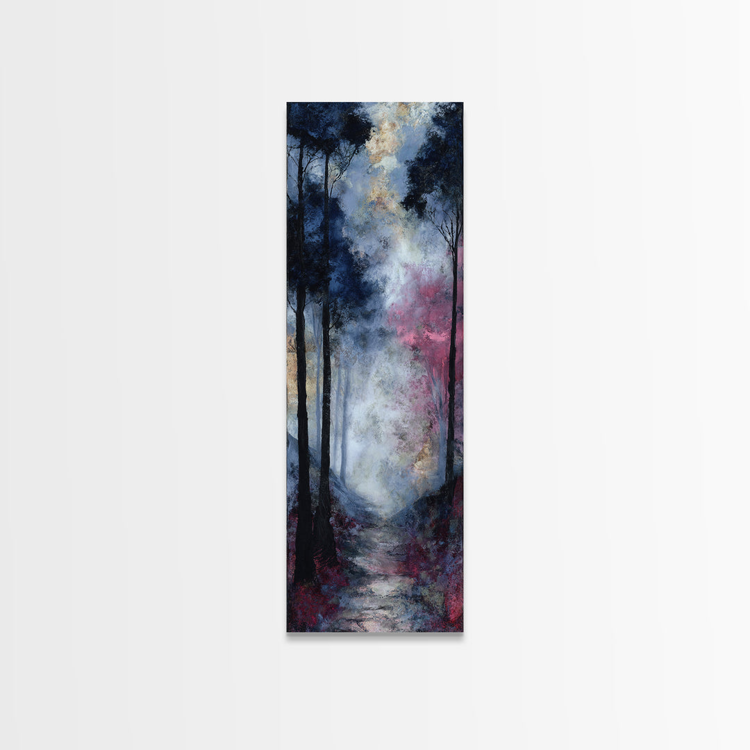 Haunted Forest Path Canvas Print, Gothic Art, Contemporary Art, Living Room Decor, Gothic, Art Nouveau, Canvas Tote Bag, GOT-1x3-7