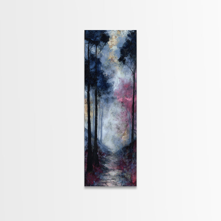 Haunted Forest Path Canvas Print, Gothic Art, Contemporary Art, Living Room Decor, Gothic, Art Nouveau, Canvas Tote Bag, GOT-1x3-7
