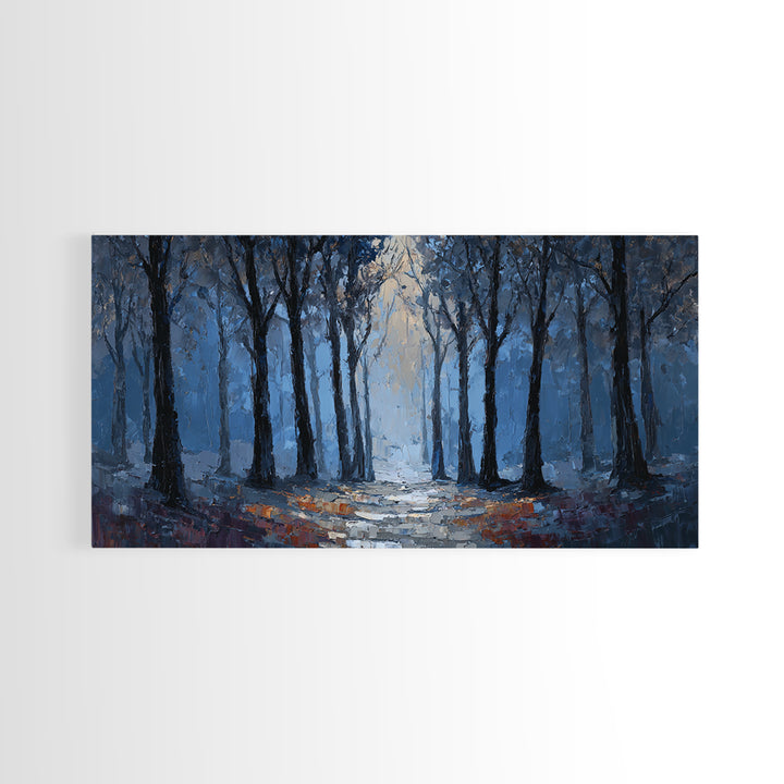 Haunted Forest Path Canvas Print, Gothic Art, Art Prints, Living Room Decor, Gothic, Dark Academia Decor, Whimsigoth Decor, GOT-2x1-39