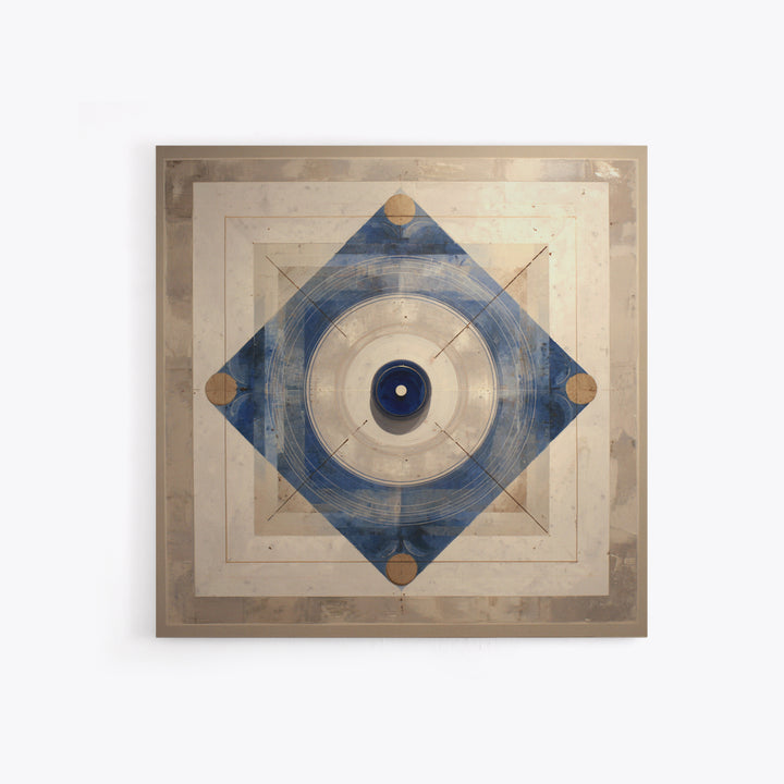 Air Hockey Puck Framed Canvas Print, Game Room Art, Playroom Wall Decor, Game Room Decor, Abstract Art, Play, Statement Artwork, GRA-1x1-42