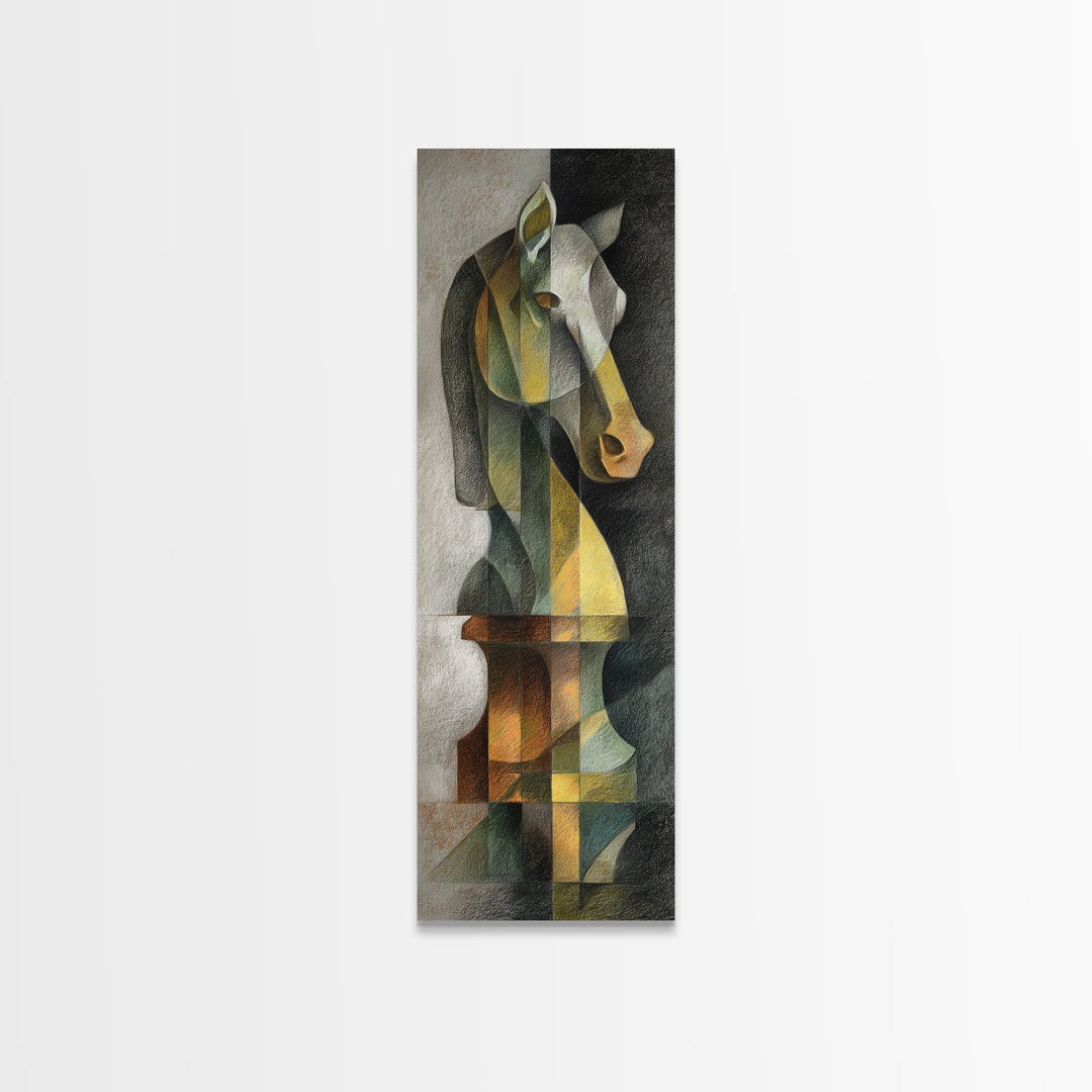 Tabletop Dice Rolling Through Dramatic Light Canvas Print, Game Room Art, Art Print, Game Room Decor, Fine Art, Play, GRA-1x3-77