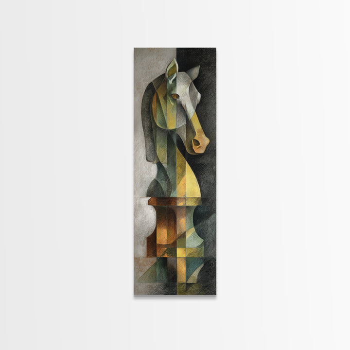 Tabletop Dice Rolling Through Dramatic Light Canvas Print, Game Room Art, Art Print, Game Room Decor, Fine Art, Play, GRA-1x3-77