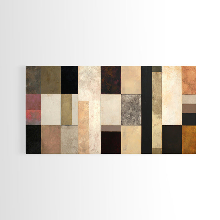Domino Tiles Arranged Canvas Print, Game Room Art, Wall Art, Game Room Decor, Abstract Art, Play, Bedroom Wall Art, GRA-2x1-36