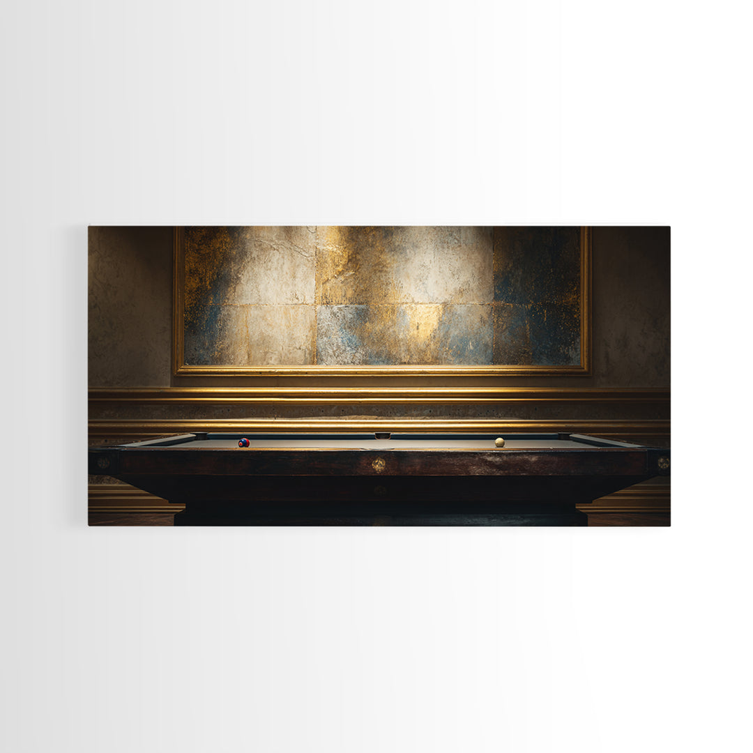 Blackjack Table Still Life Without Words Framed Canvas Print, Game Room Art, Home Decor, Game Room Decor, Fine Art, Play, GRA-2x1-40