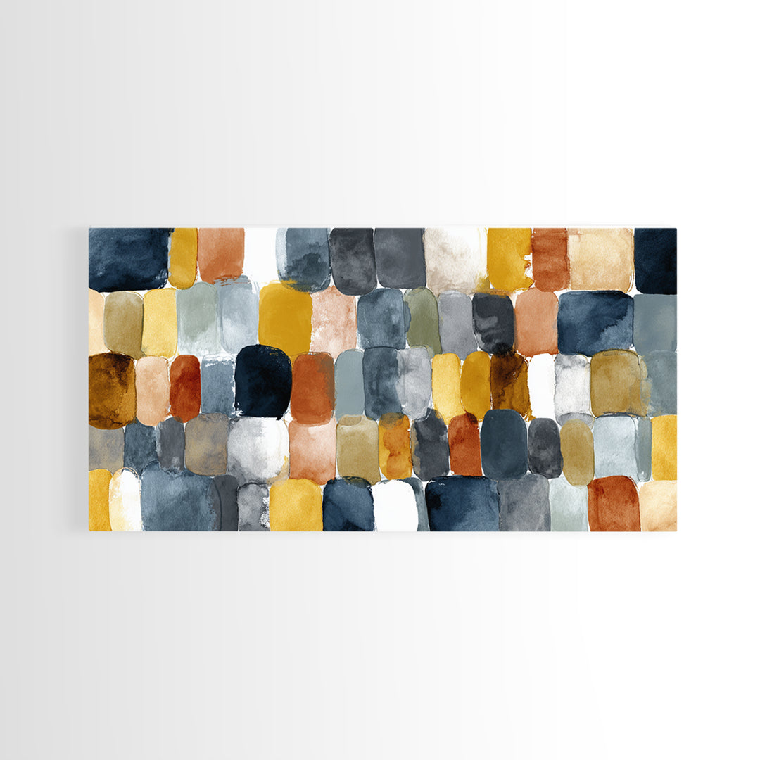 Domino Tiles Arranged Framed Canvas Print, Game Room Art, Canvas Wall Art, Game Room Decor, Fine Art, Play, Masculine Wall Art, GRA-2x1-60