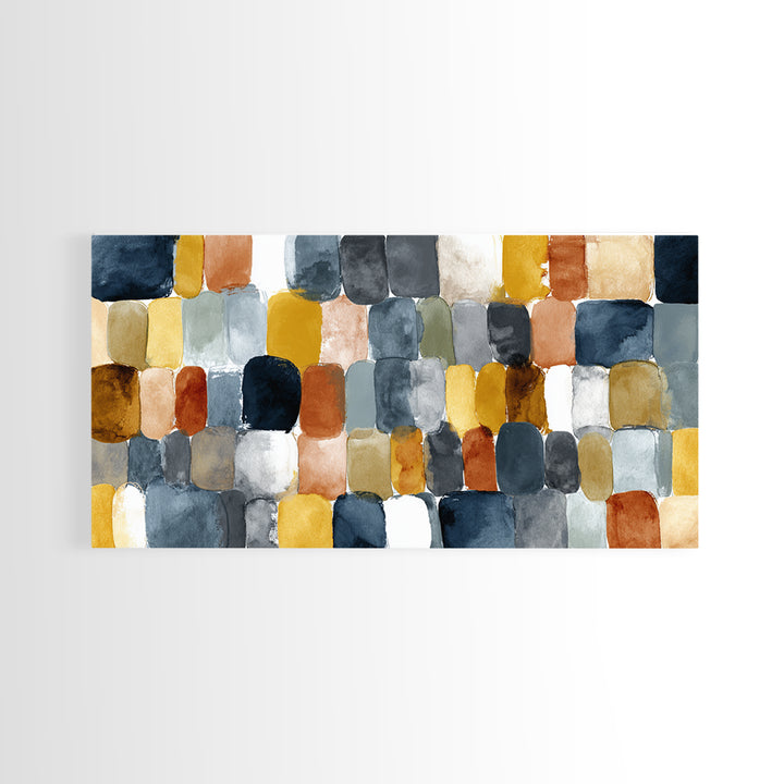 Domino Tiles Arranged Framed Canvas Print, Game Room Art, Canvas Wall Art, Game Room Decor, Fine Art, Play, Masculine Wall Art, GRA-2x1-60
