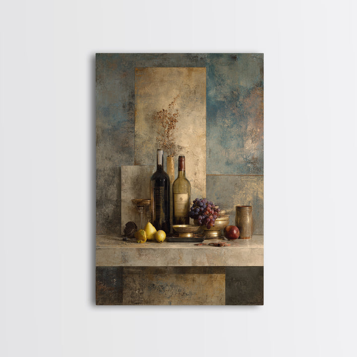 Blackjack Table Still Life Without Words Framed Canvas Print, Game Room Art, Art Print, Game Room Decor, Fine Art, Play, GRA-2x3-100