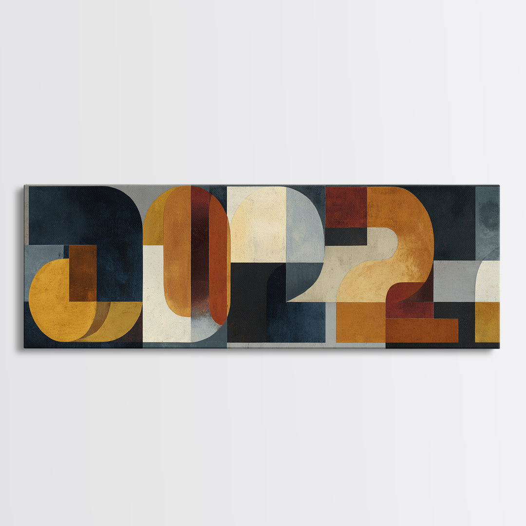 Scoreboard Numbers as Abstract Design Canvas Print, Game Room Art, Living Room Art, Game Room Decor, Play, Neutral Decor, GRA-3x1-16
