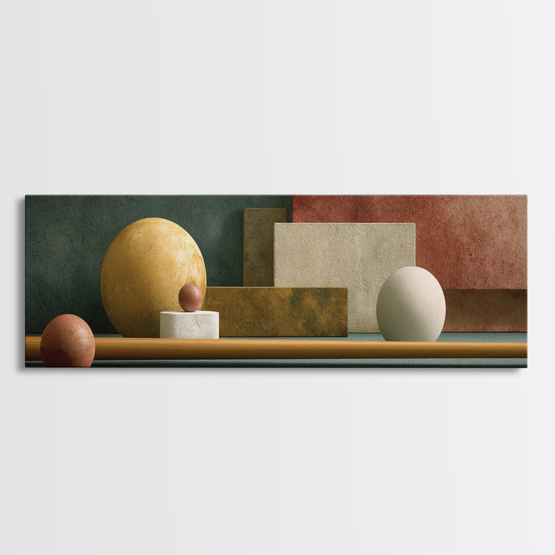 Pool Cue and Chalk on Green Felt Canvas Print, Game Room Art, Modern Wall Art, Game Room Decor, Watercolor Art, Play, GRA-3x1-26