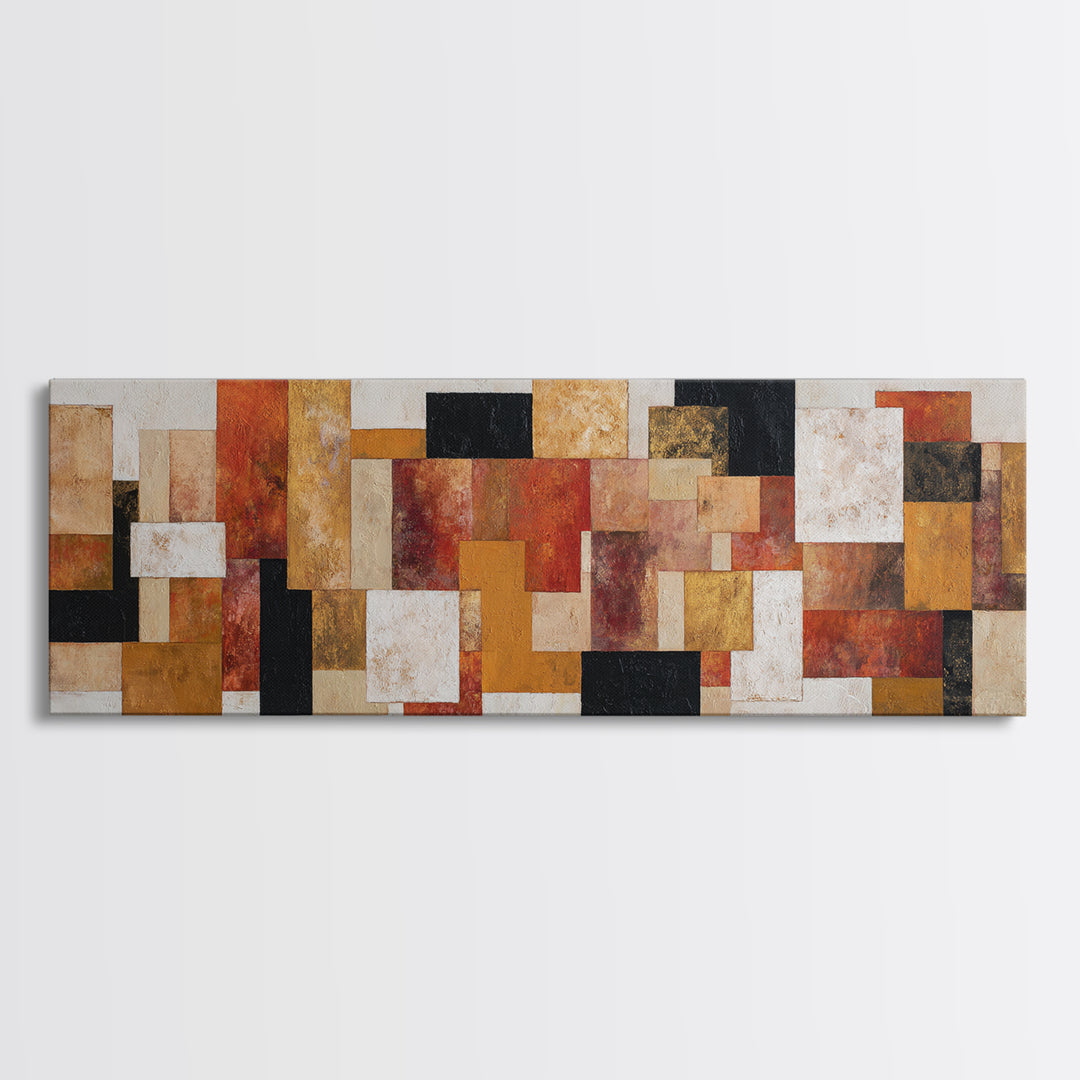 Domino Tiles Arranged Framed Canvas Print, Game Room Art, Textured Painting, Game Room Decor, Fine Art, Play, New Home Gift, GRA-3x1-56