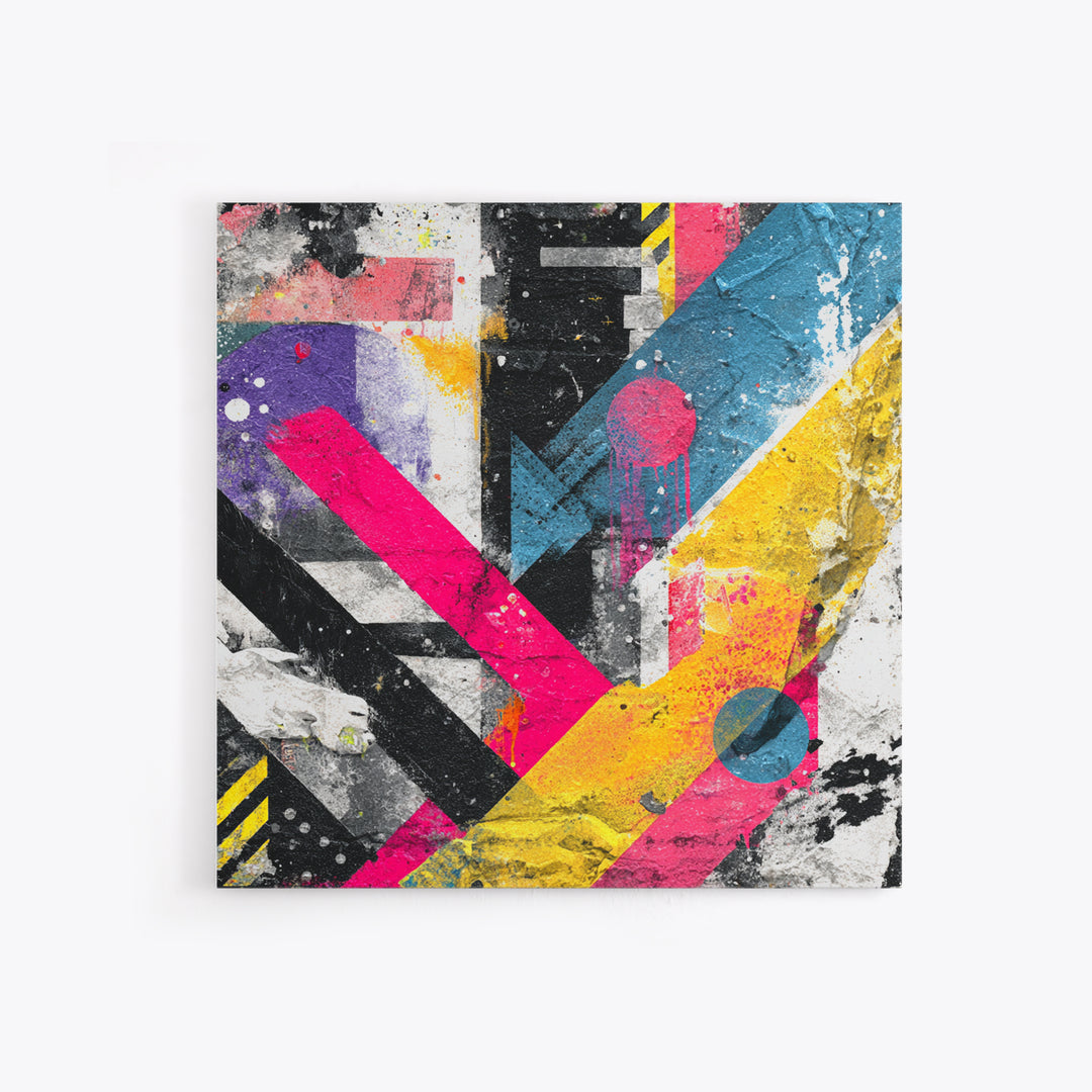 Wildstyle Arrows and Loops as Abstraction Canvas Print, Graffiti Art, Original Art, Living Room Decor, Abstract Art, Street, GRF-1x1-15