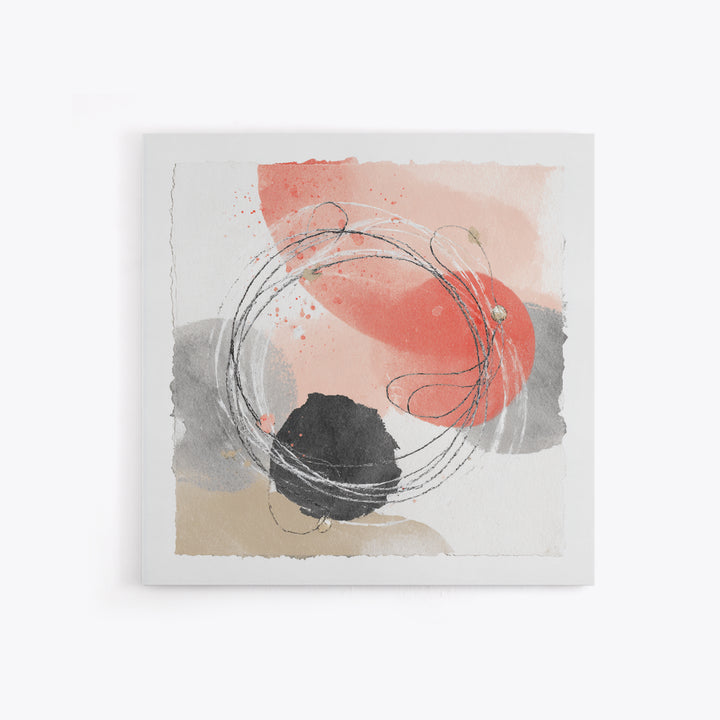Jump Rope Motion Forming Circular Energy Lines Framed Canvas Print, Gym Art, Room Decor, Gym Decor, Abstract Art, Strength, GYM-1x1-29