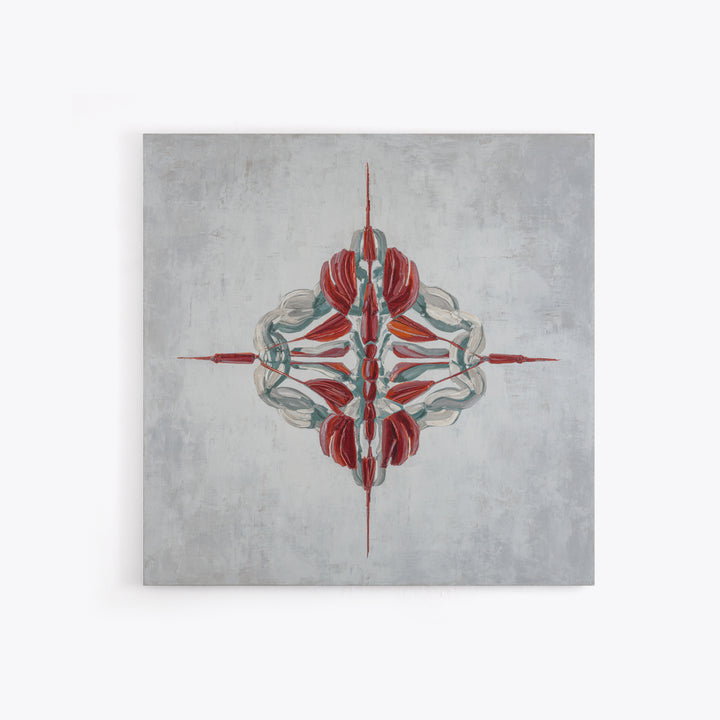 Abstract Muscle Anatomy Framed Canvas Print, Gym Art, Fine Art Print, Gym Decor, Abstract Art, Strength, Wall Decor, GYM-1x1-80