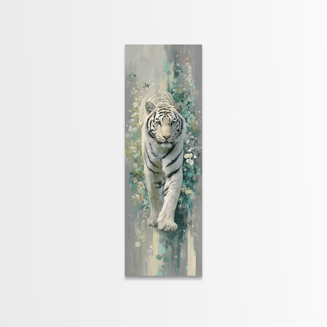 Tiger Representing Strength and Focus Canvas Print, Gym Art, Fine Art Print, Gym Decor, Fine Art, Strength, Wall Decor, GYM-1x3-5