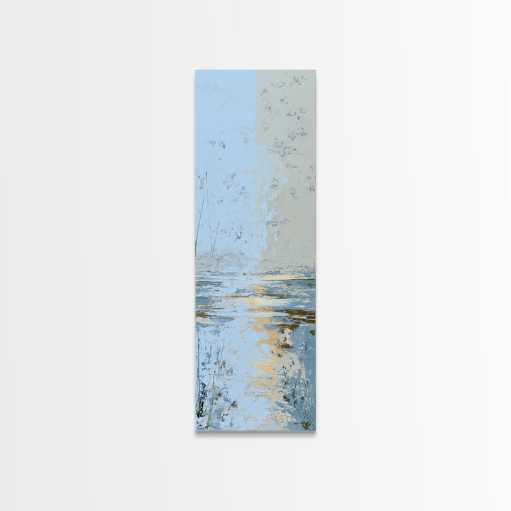 Sprinter Exploding from Starting Blocks Canvas Print, Gym Art, Speakeasy Art, Gym Decor, Oil Painting, Strength, GYM-1x3-63