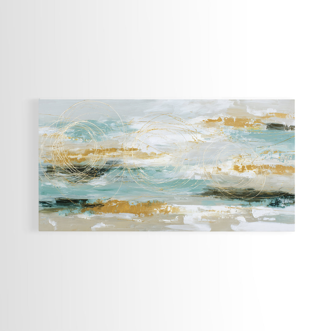 Jump Rope Motion Forming Circular Energy Lines Framed Canvas Print, Gym Art, Abstract Wall Art, Gym Decor, Fine Art, Strength, GYM-2x1-25