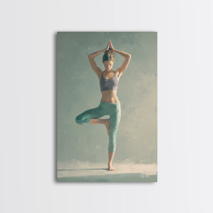 Eagle Soaring as Motivation Symbol Framed Canvas Print, Gym Art, Speakeasy Art, Gym Decor, Oil Painting, Strength, GYM-2x3-8