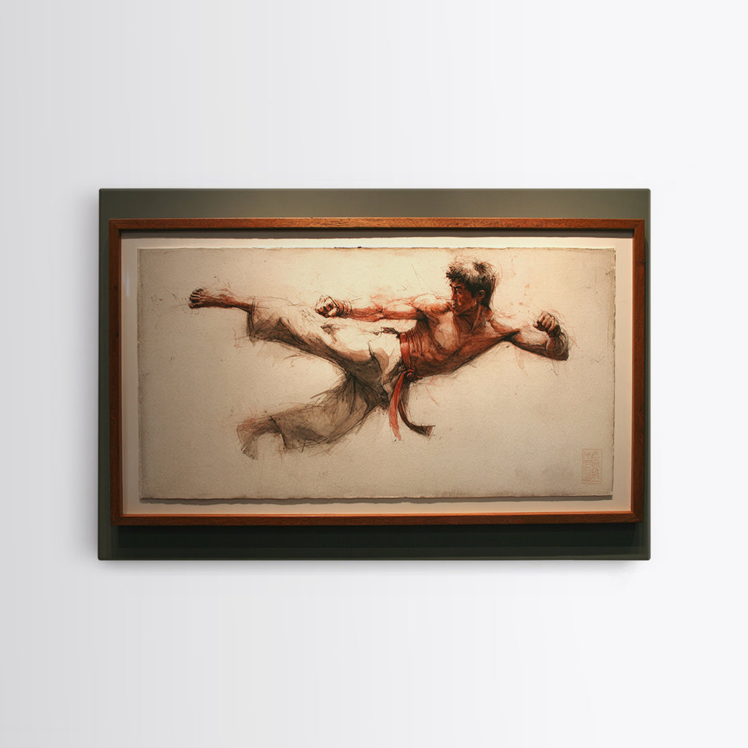 Medicine Ball and Chalk Still Life Framed Canvas Print, Gym Art, Gallery Decor, Gym Decor, Fine Art, Strength, Wall Art, GYM-3x2-27