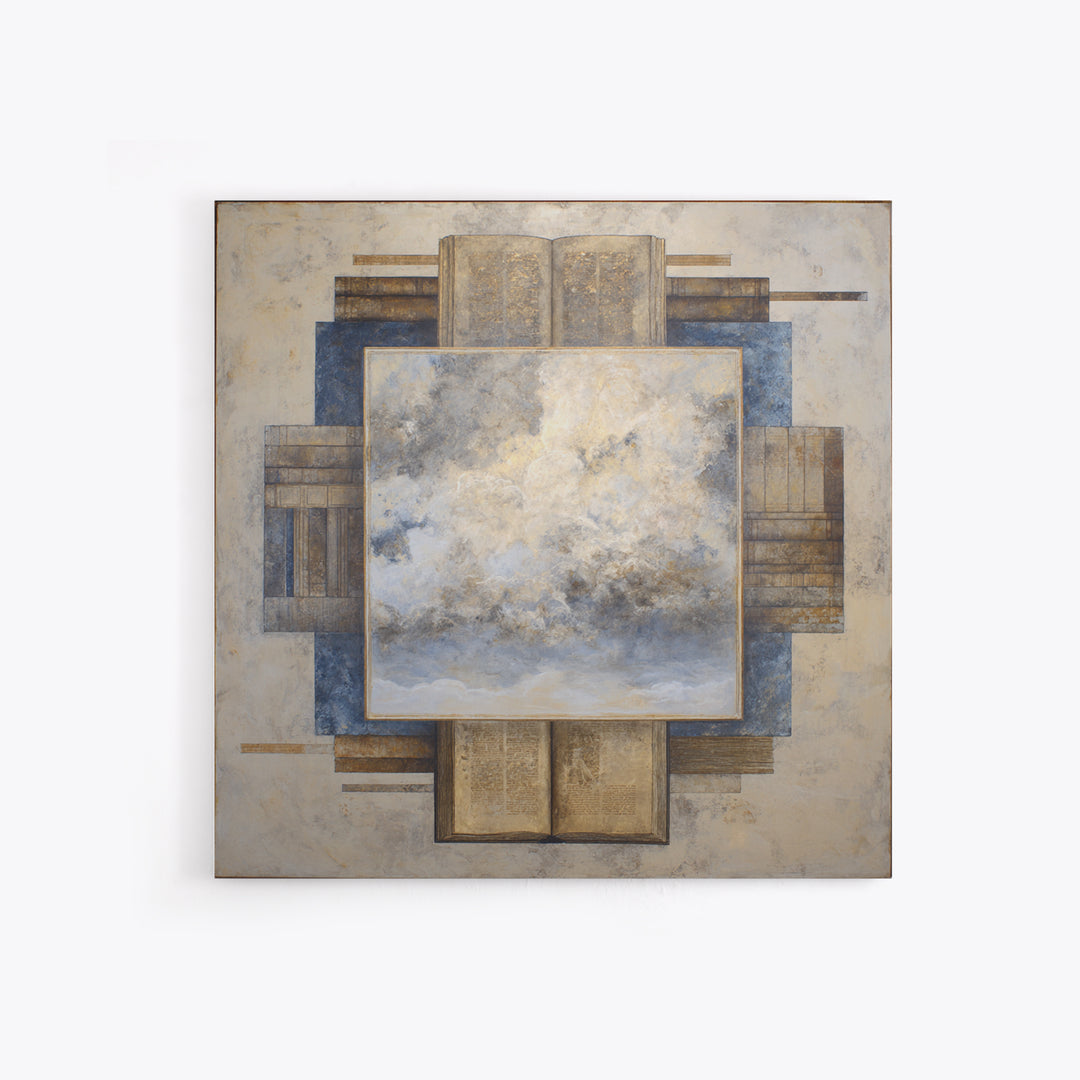 Large Cloudscape with Subtle Drama Canvas Print, Hotel Art, Gallery Decor, Hotel Decor, Fine Art, Boutique, Wall Art, HOT-1x1-17