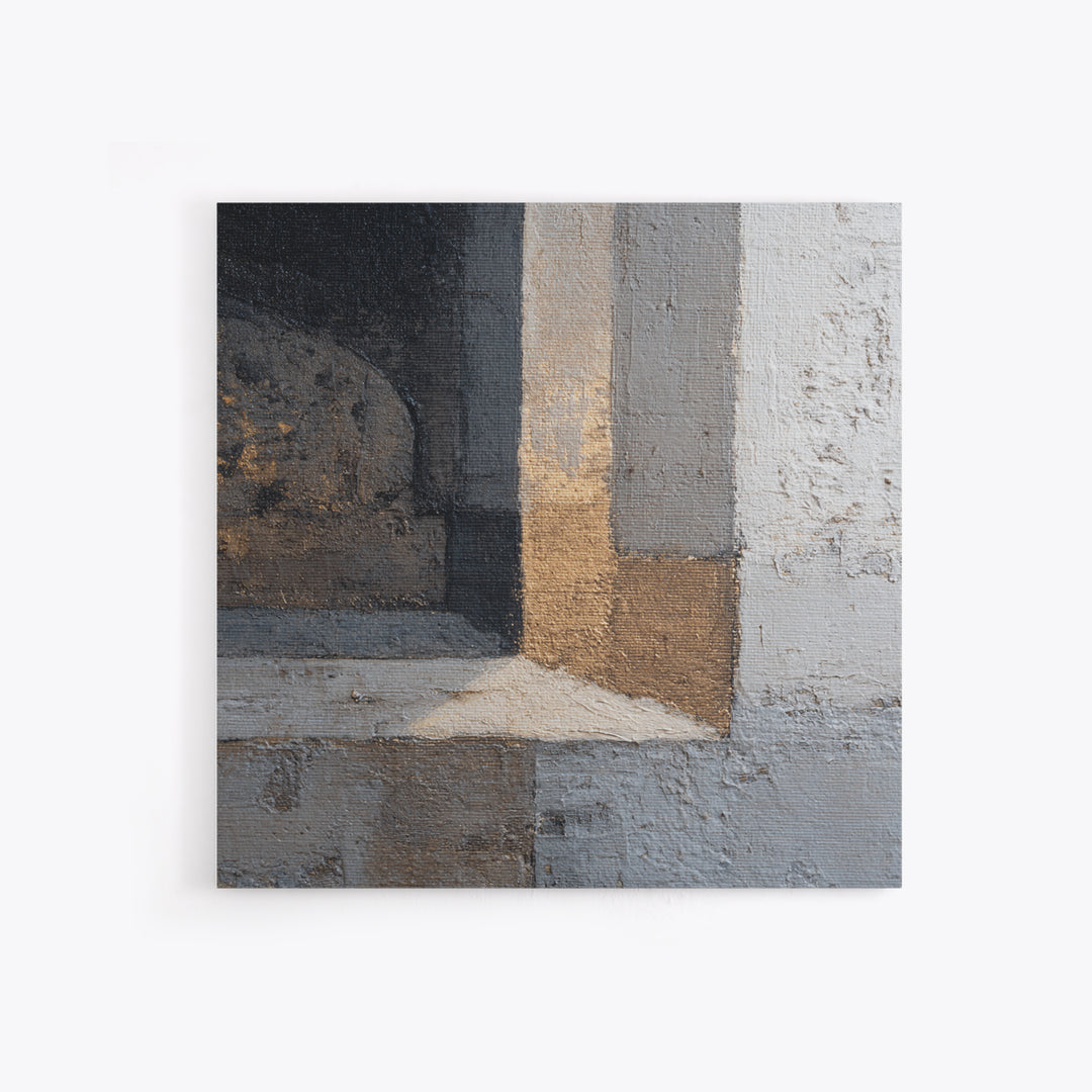 Minimal Architectural Arch Study Framed Canvas Print, Hotel Art, Hotel Decor, Oil Painting, Boutique, Modern Wall Art, HOT-1x1-28