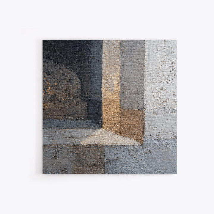 Minimal Architectural Arch Study Framed Canvas Print, Hotel Art, Hotel Decor, Oil Painting, Boutique, Modern Wall Art, HOT-1x1-28
