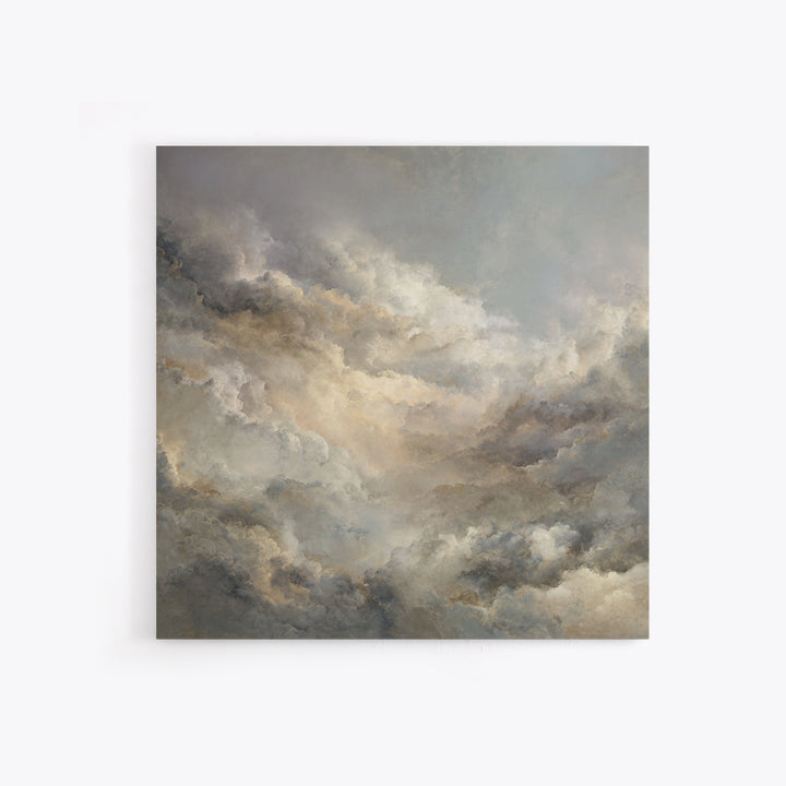 Large Cloudscape with Subtle Drama Canvas Print, Hotel Art, Contemporary Art, Hotel Decor, Fine Art, Boutique, Art Deco, HOT-1x1-89