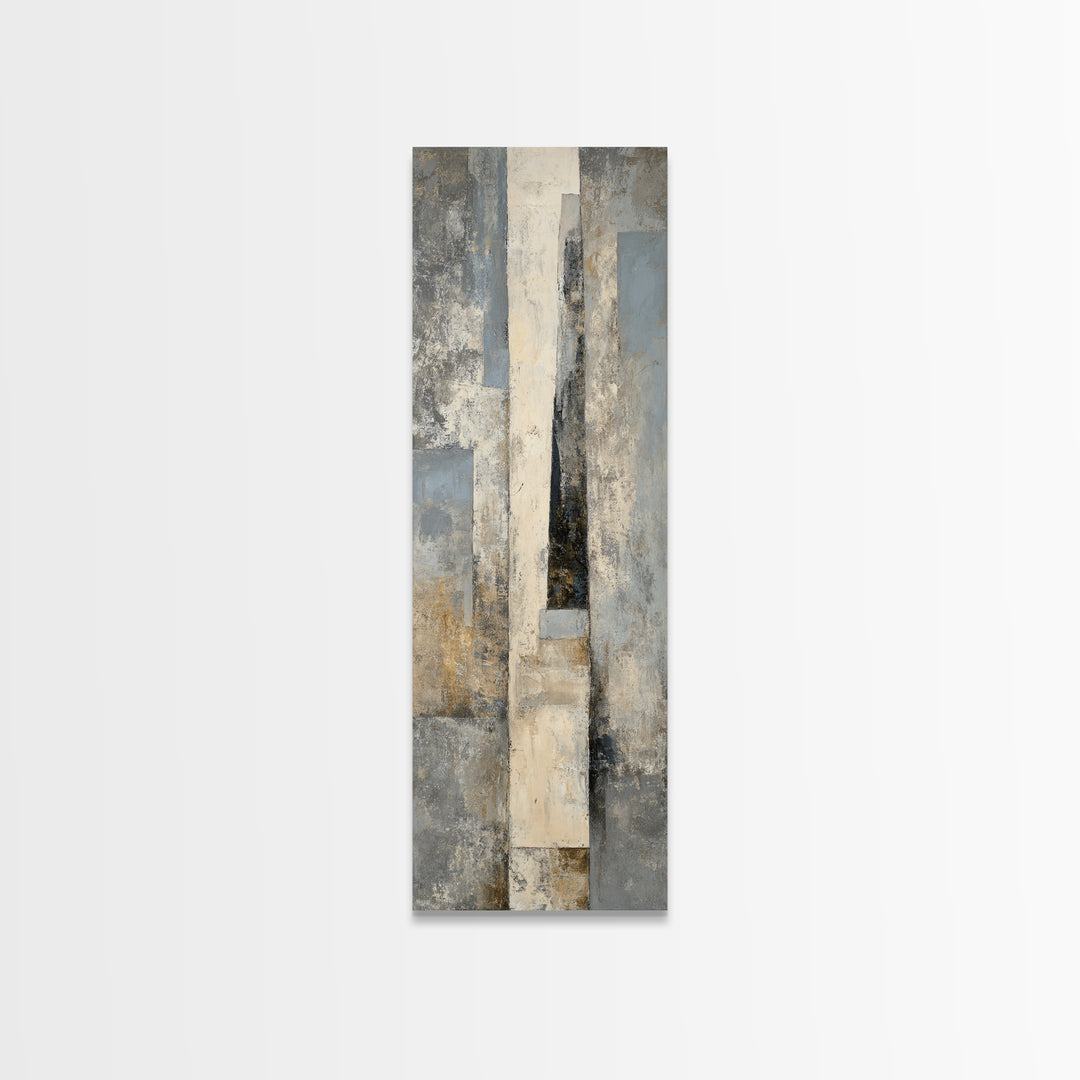 Minimal Sculpture Shapes Framed Canvas Print, Hotel Art, Art, Hotel Decor, Fine Art, Boutique, Printable Art, Living Room Decor, HOT-1x3-24