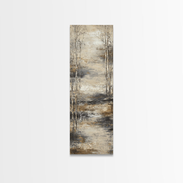 Misty Forest with Refined Calm Atmosphere Canvas Print, Hotel Art, Travel Poster, Hotel Decor, Fine Art, Boutique, HOT-1x3-26